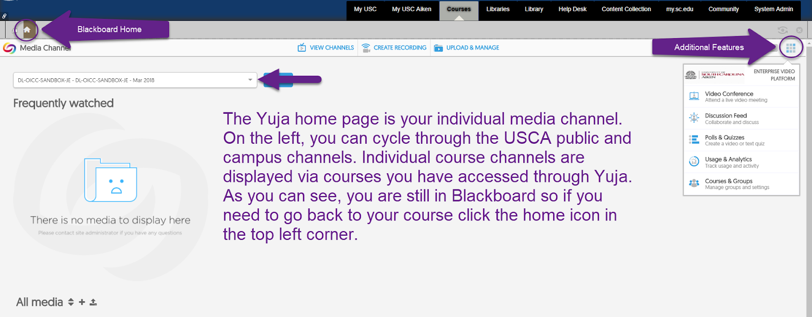 Yuja Media Channel 1