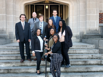 Group photo of prelaw students