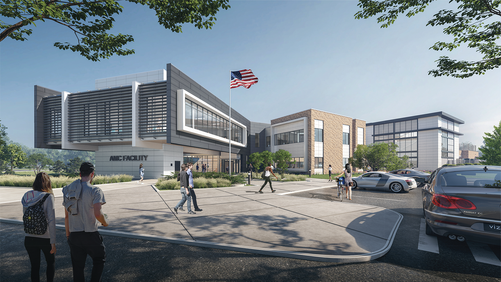 Rendering of the Advance Manufacturing Collaborative