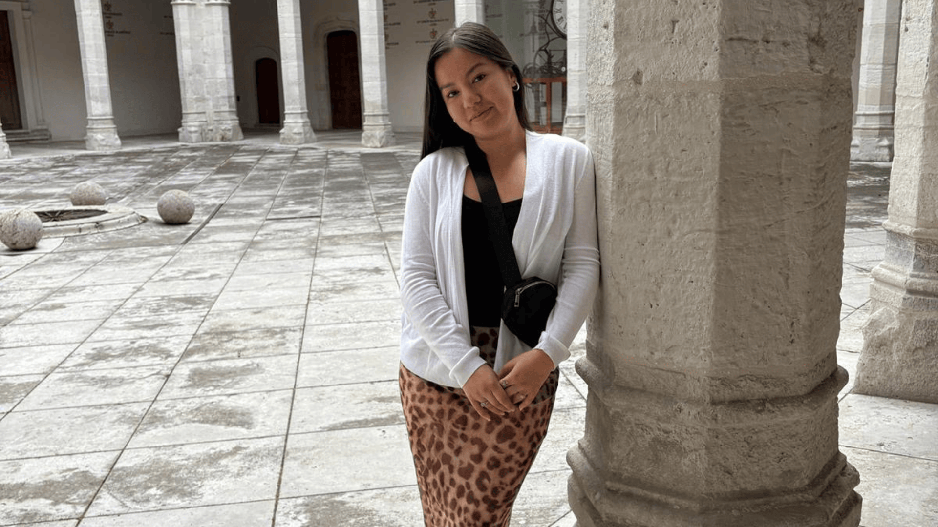 Among the standout participants returning from Spain was August Beltrán, a double major in Psychology and Spanish and recipient of the prestigious Benjamin A. Gilman International Scholarship.