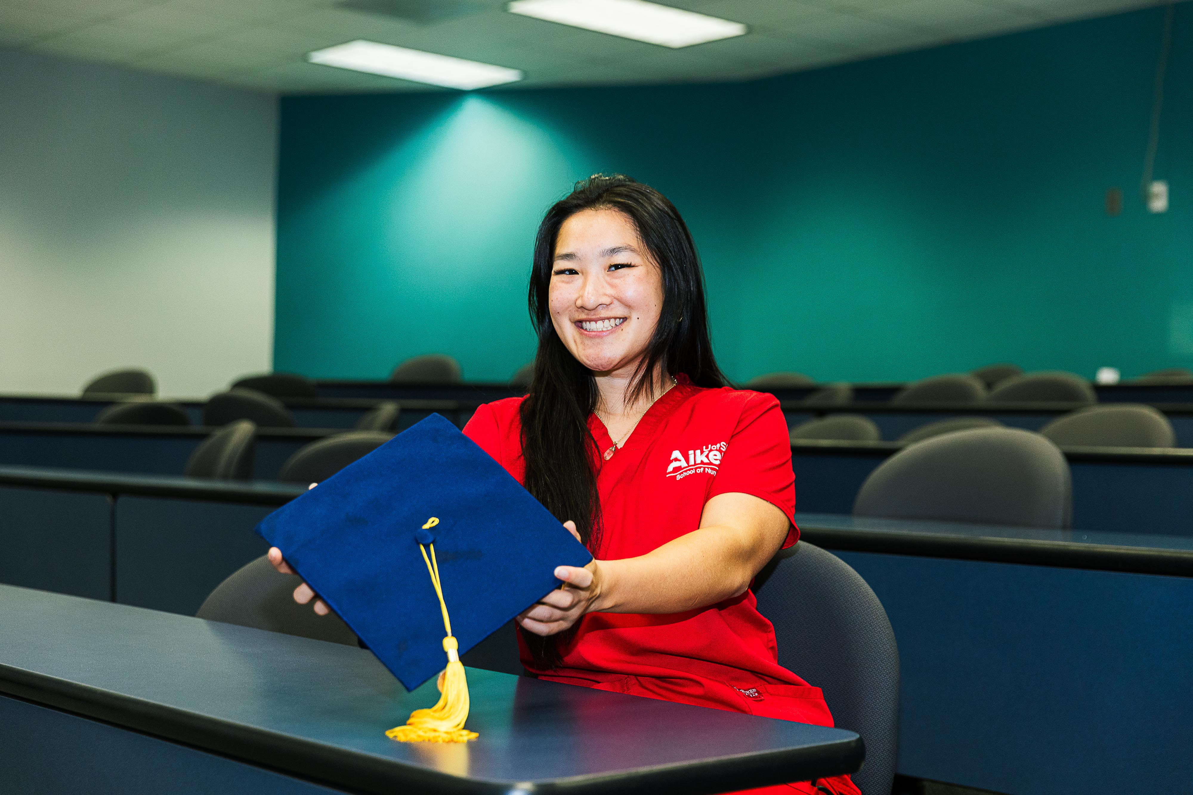 Zummach will be among 410 graduates walking across the Convocation Center’s stage on Wednesday, May 7.