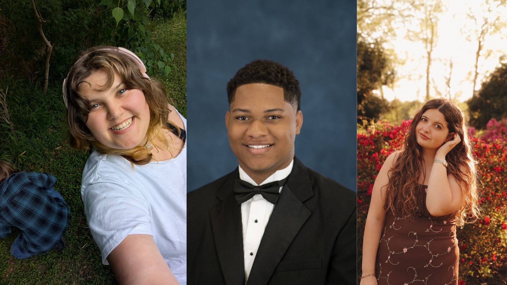 From left to right: Sunny Armstrong, Malachi Solomon and Emma Highfield