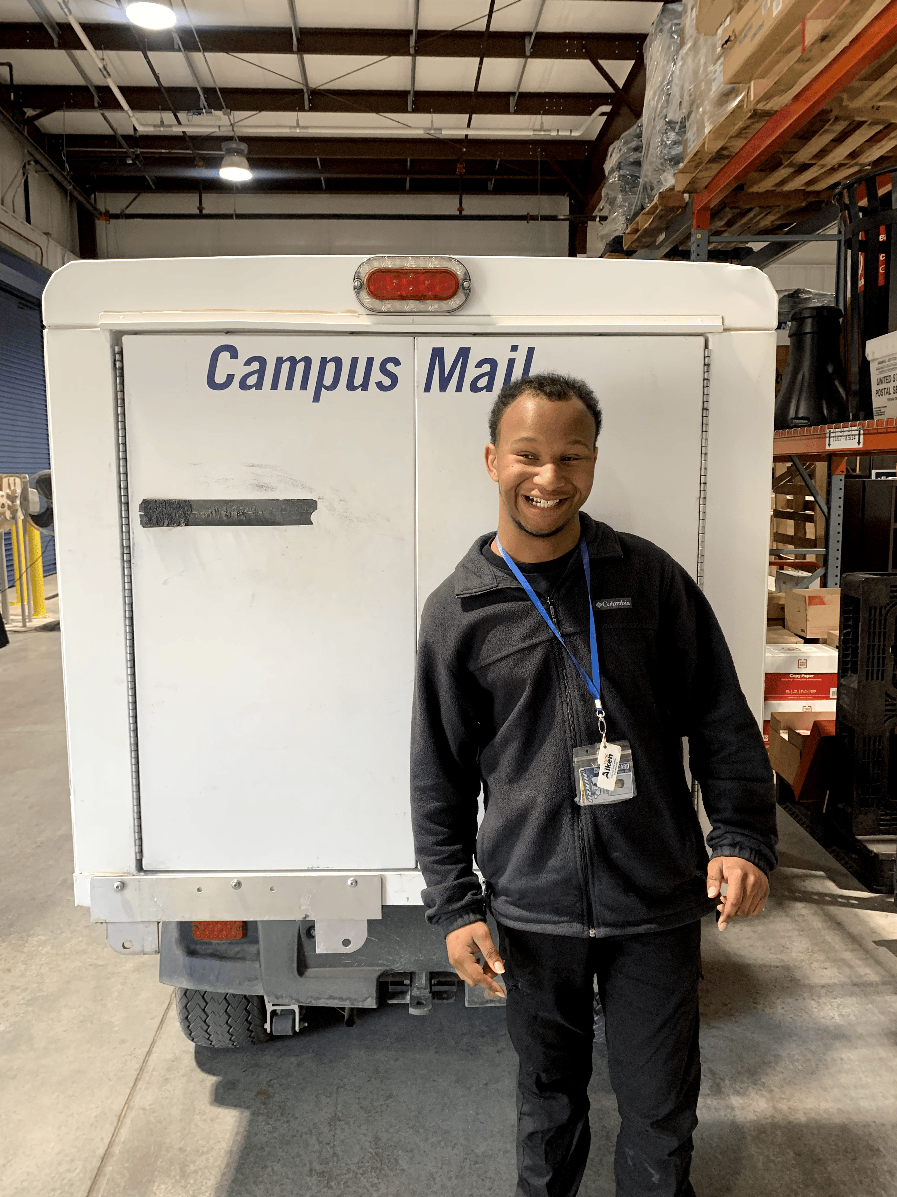 USCA LIFE student on the job