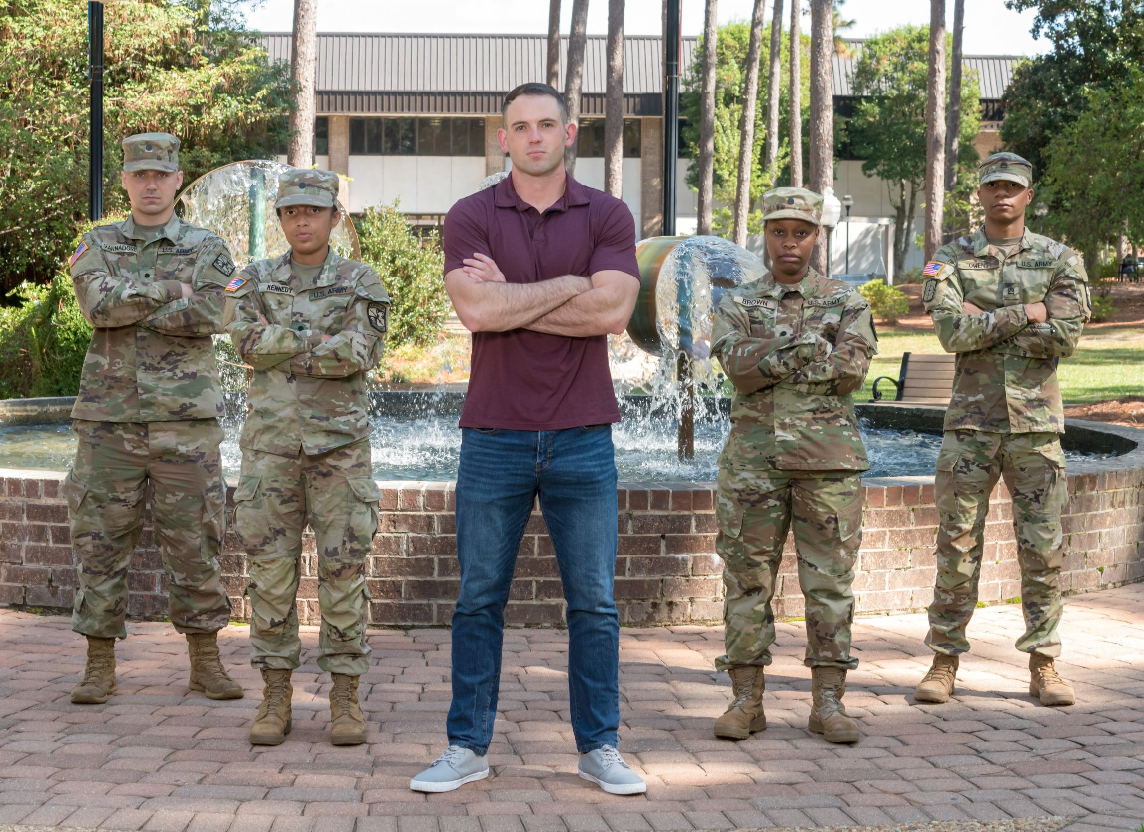 battalion on the quad