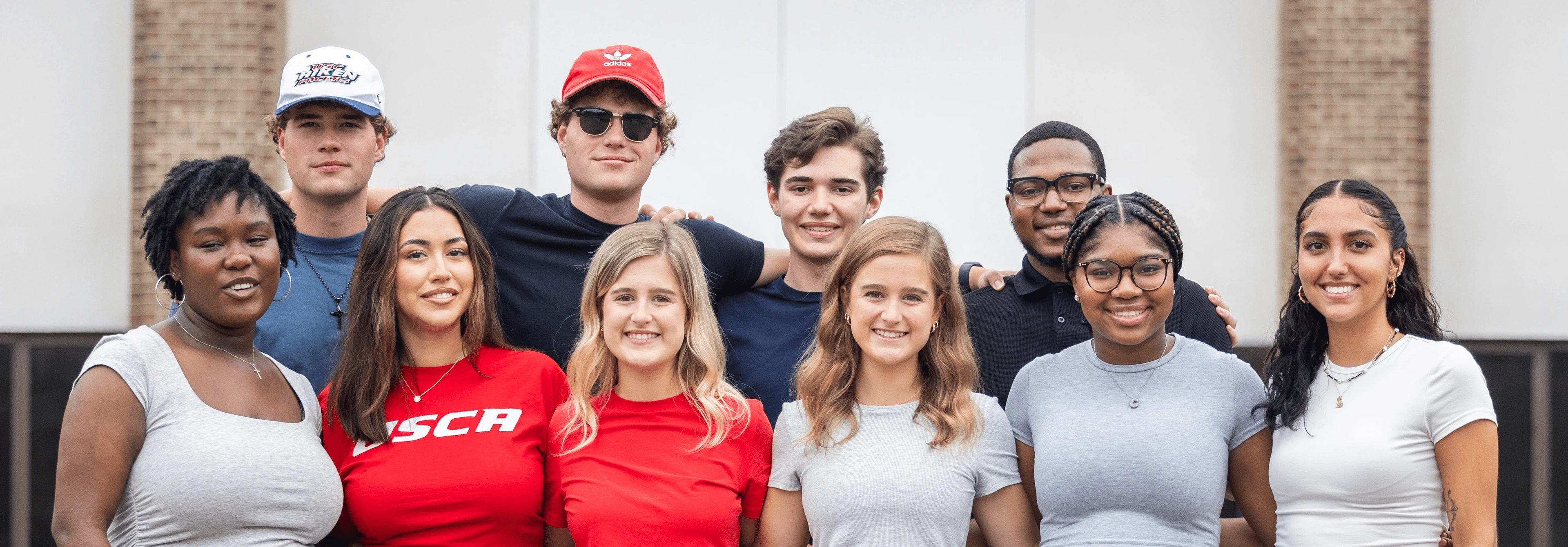 Students enjoying campus life at USCA