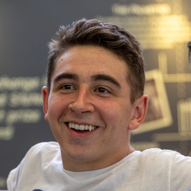 Student smiling